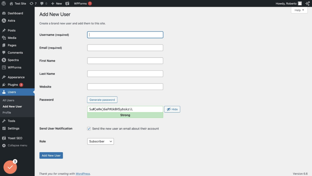How to connect Rentamira to WordPress 4 Click on the "Email" field and type "seo@rentamira.com"